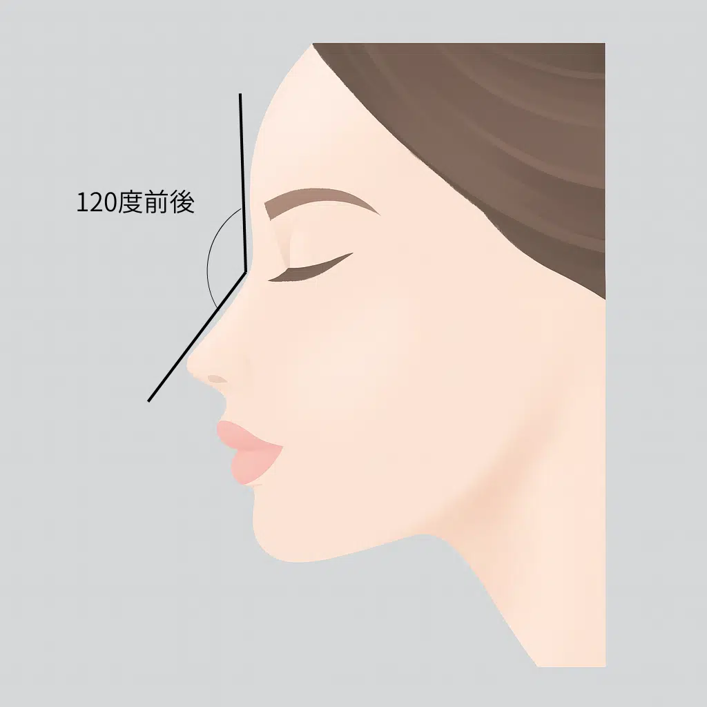鼻前頭角の図解 福岡