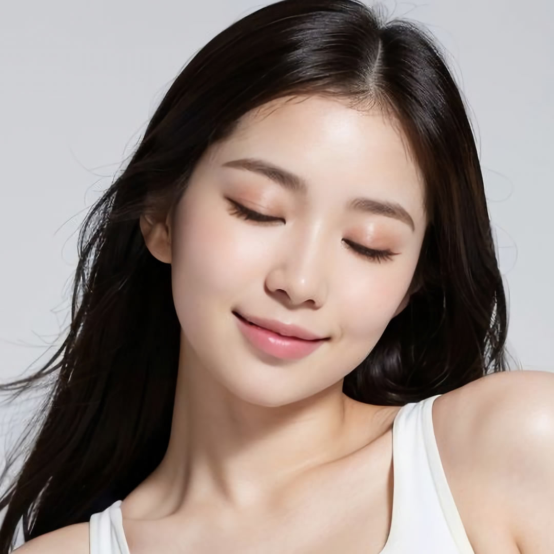 太い鼻で悩んでいる女性のイメージ