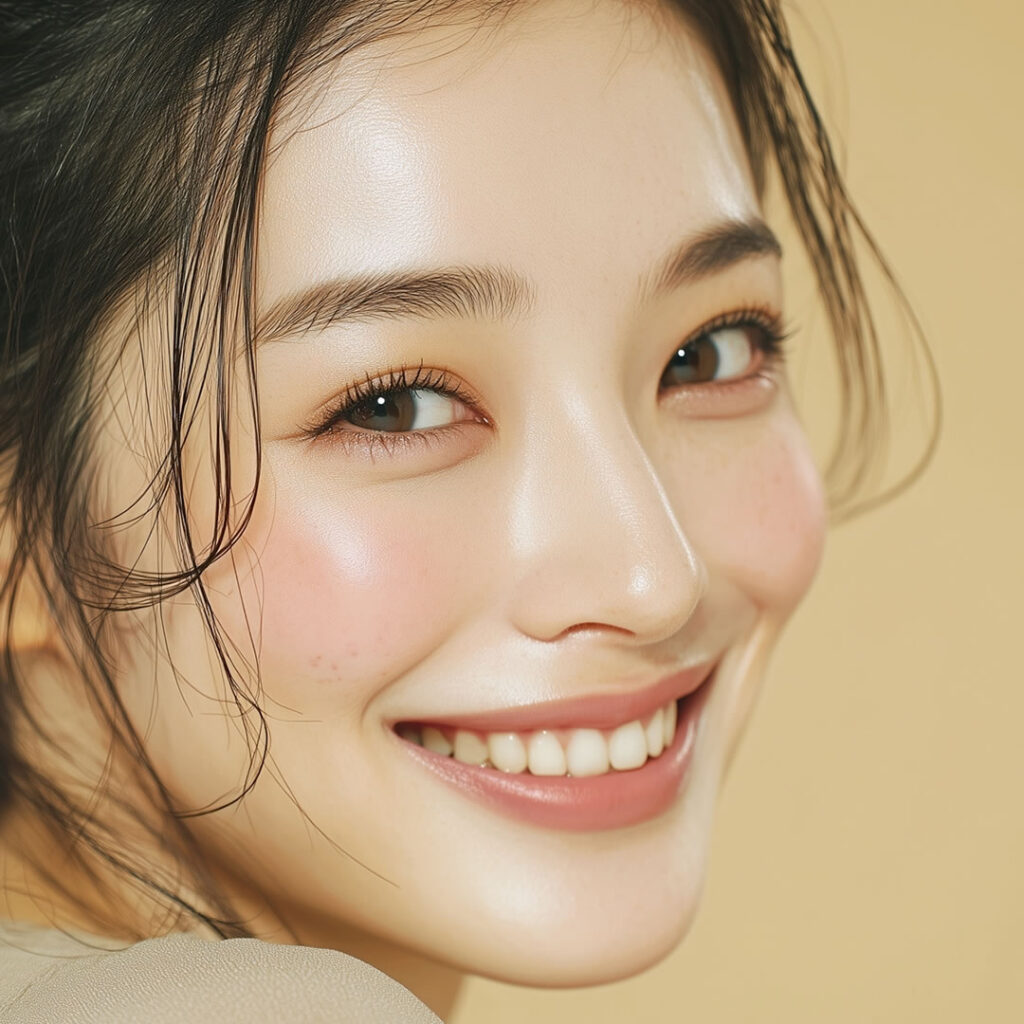 福岡で口角挙上を検討している女性のイメージ